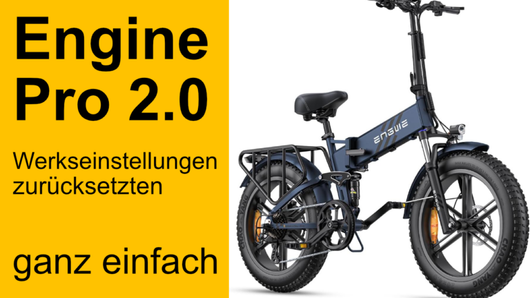 Engine 2.0 pro werkseinstellungen